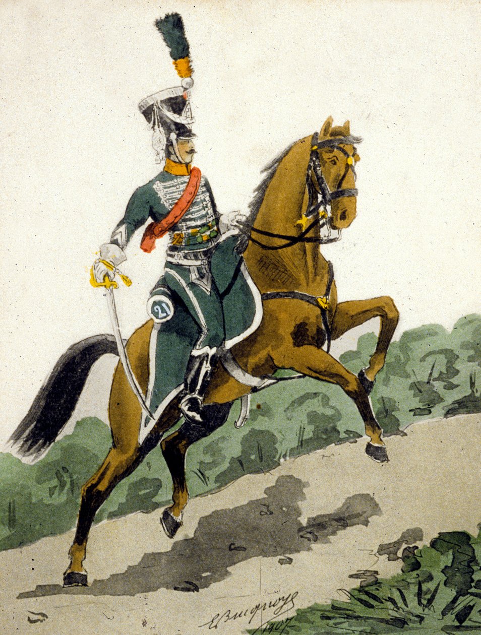 Cavalaria do 1º Império de French School