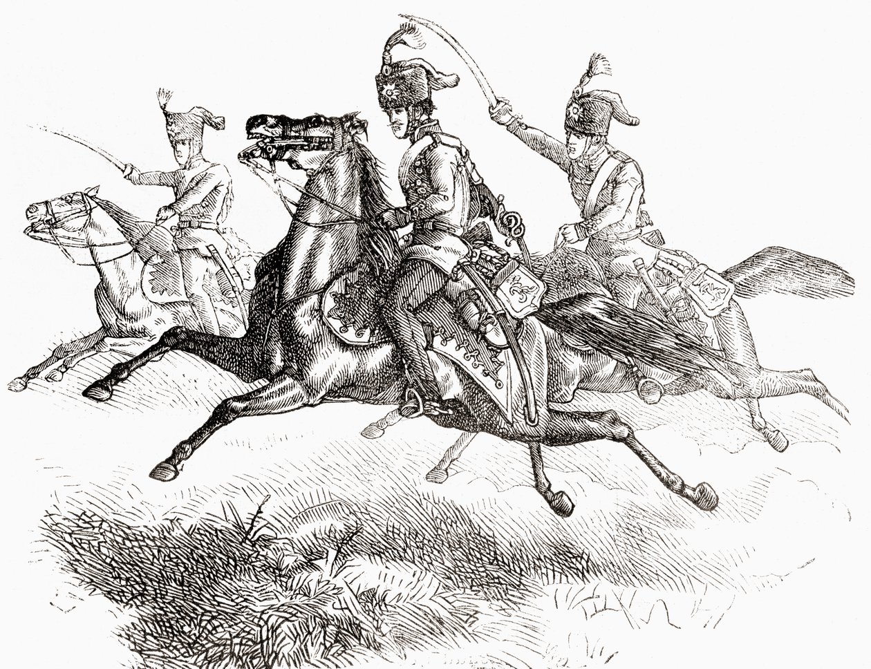 Hussardos de carga ou Hussardos, de "L