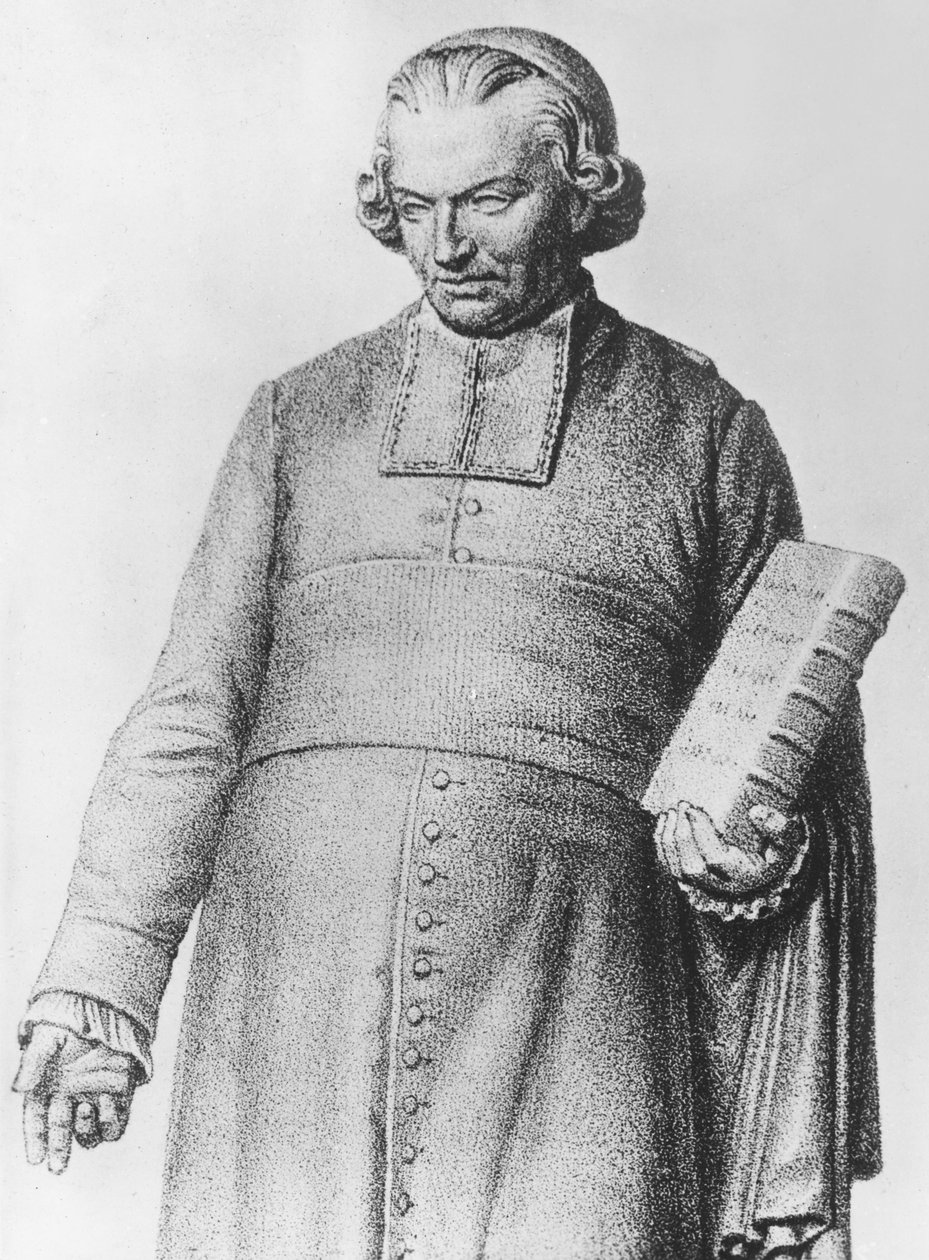 Charles-François Lhomond (gravura) de French School