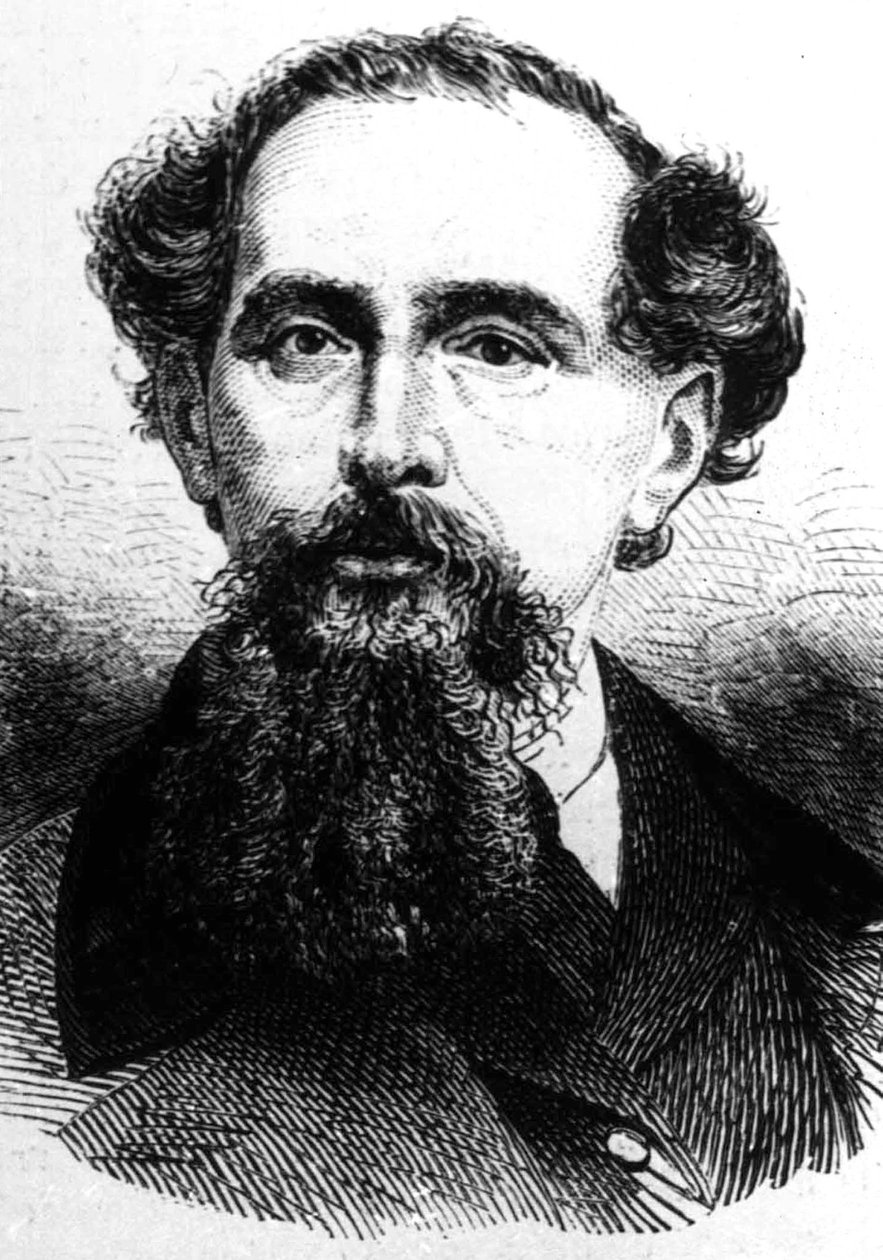 Charles Dickens (gravura) de French School
