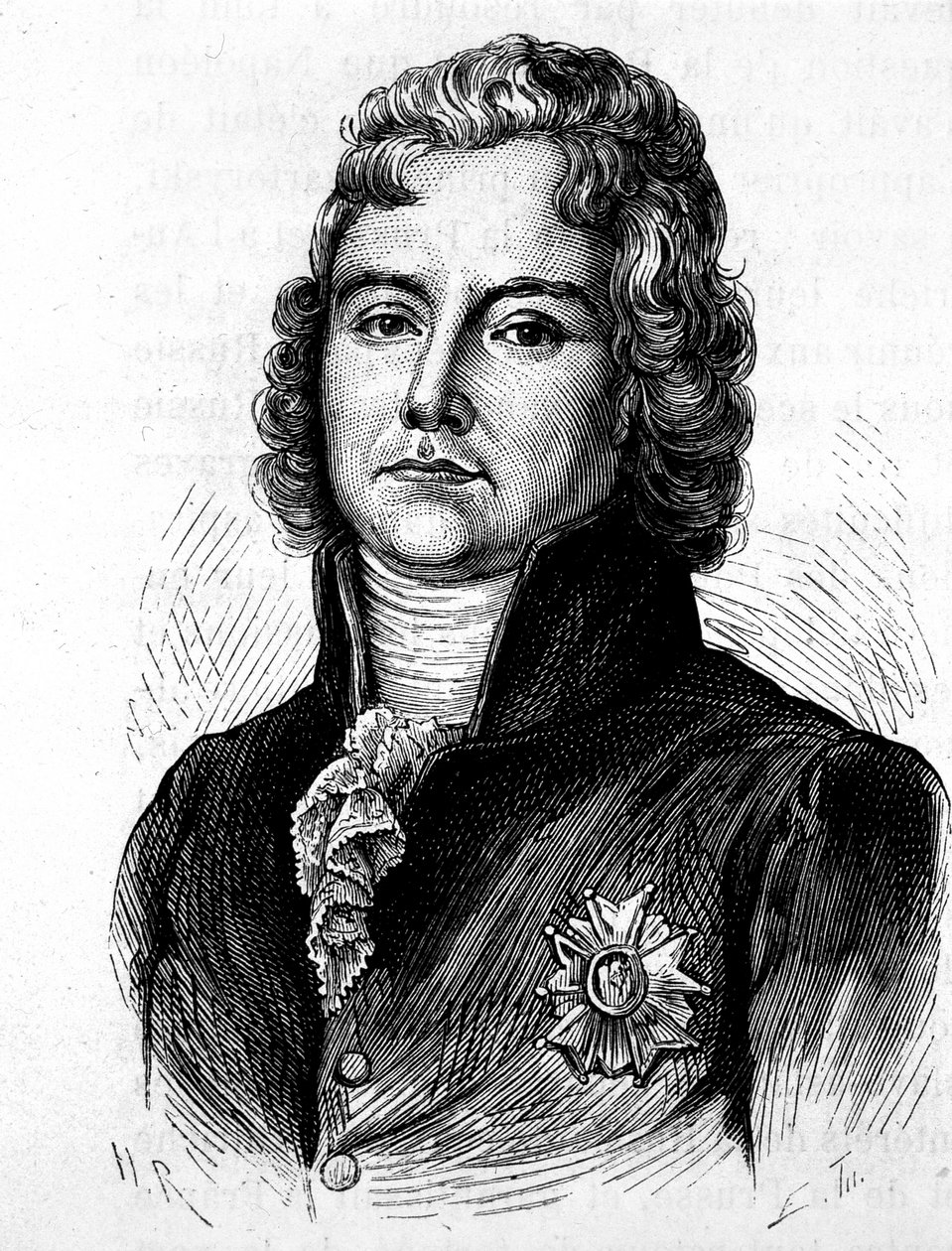 Charles Maurice de Talleyrand Périgord (1754-1838), político francês - em "A História da França" de Henri Martin de French School