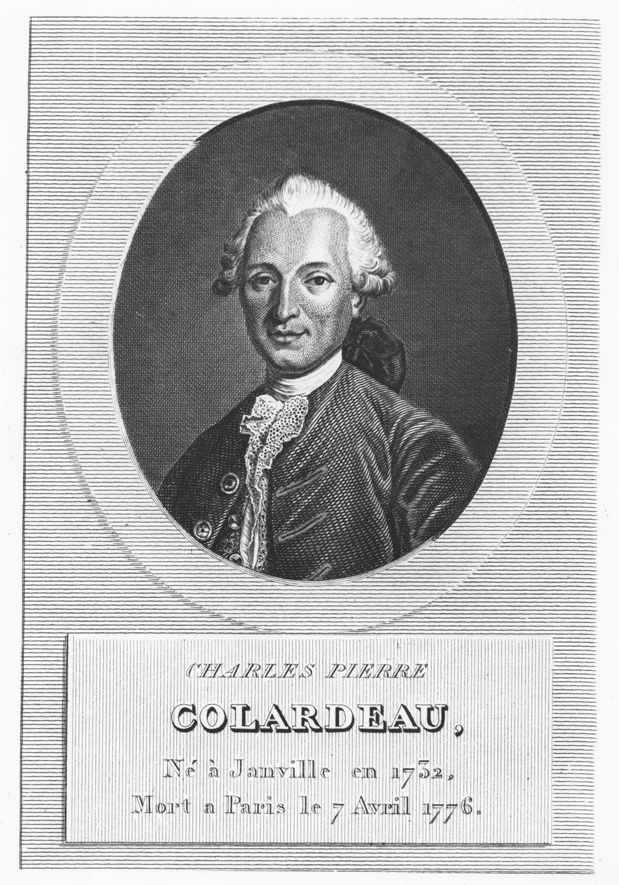 Charles Pierre Colardeau (gravura) de French School