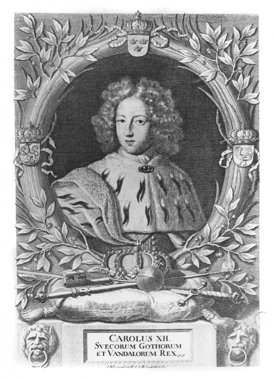 Carlos XII, Rei da Suécia de French School