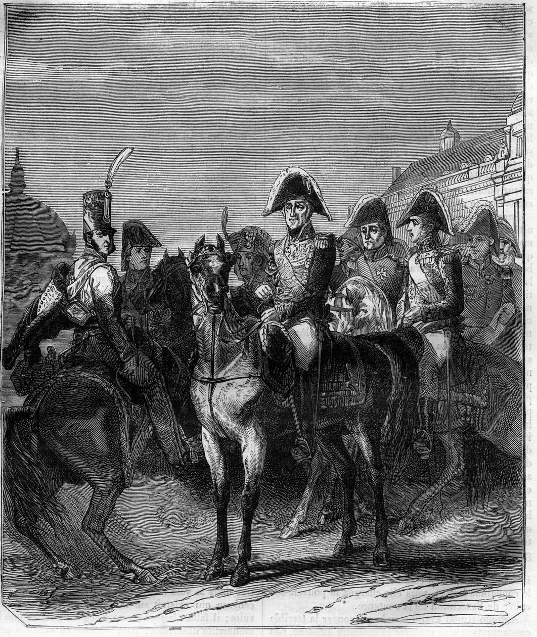Carlos X (1757-1836) Rei de França. Gravura em "Histoire des Papes-Rois-Queen and Empereurs a travessa les centuries" de Maurice Lachatre de French School