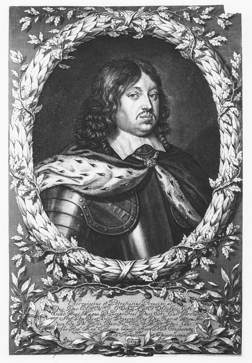 Charles X Gustav da Suécia (gravura) de French School