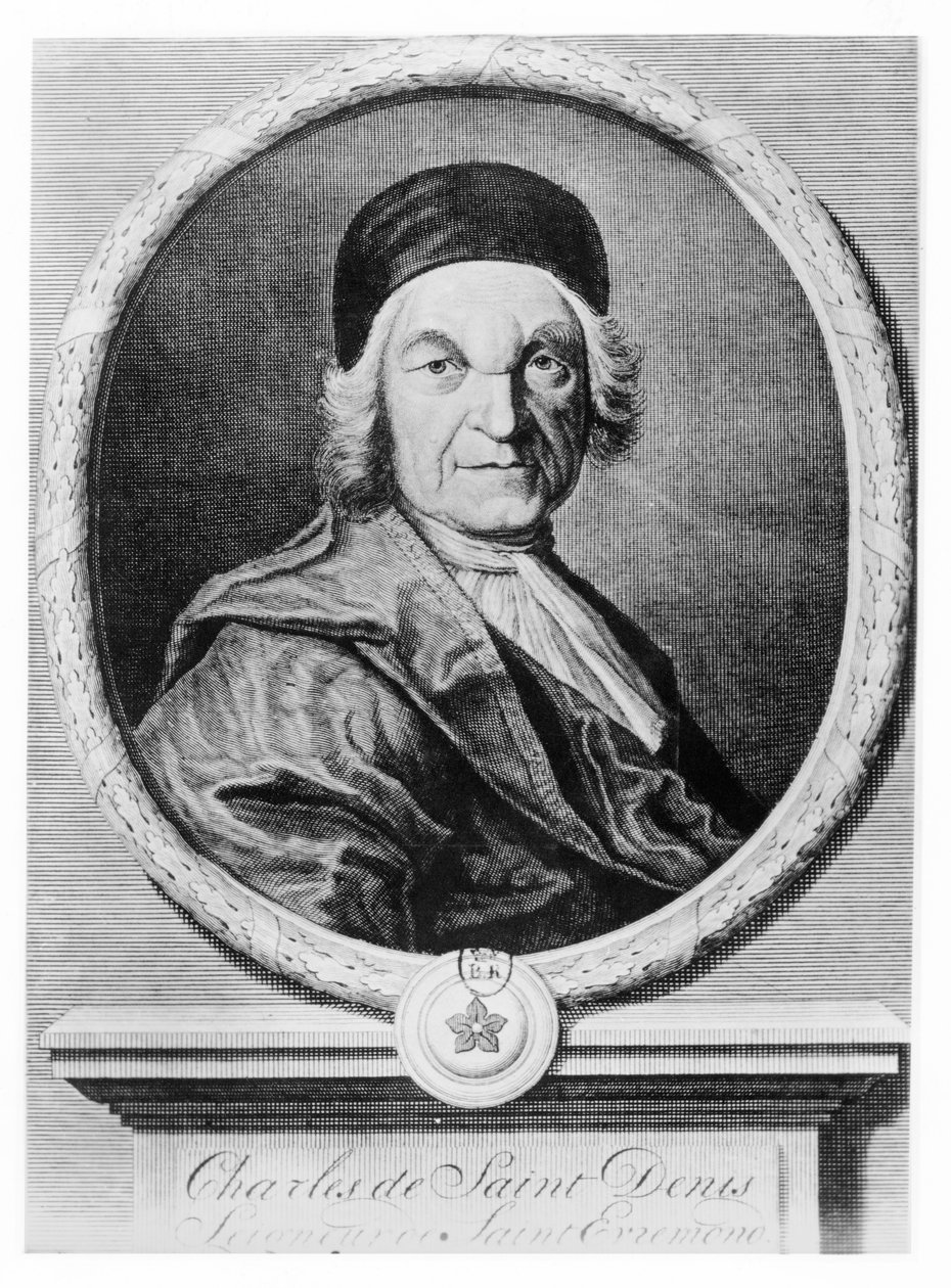 Charles de Saint-Evremond (gravura) de French School