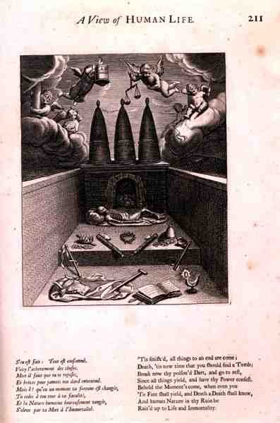 Cherubs Come to Take the Spirit Away, ilustração de 