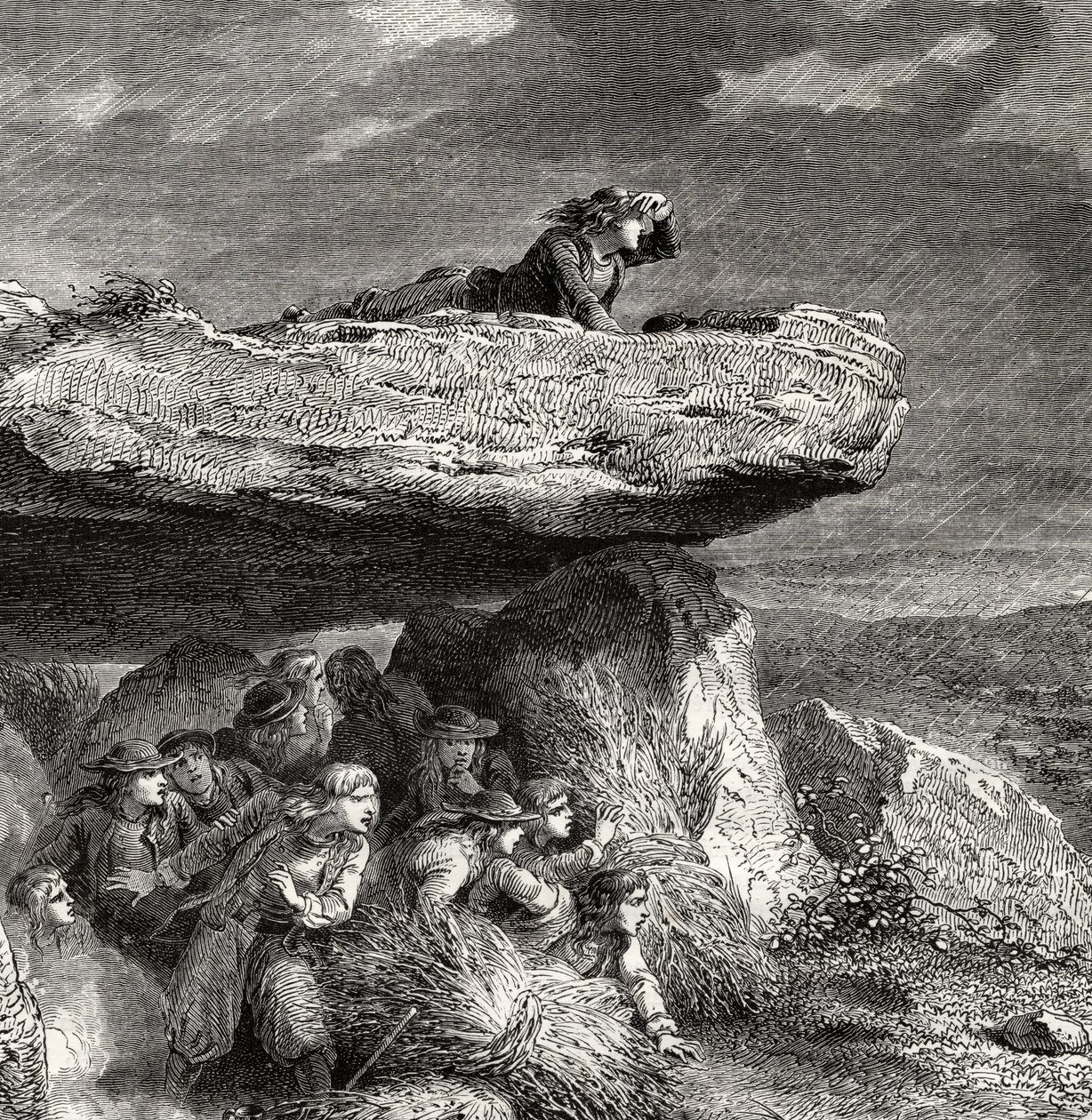Chouannerie, de "História da Revolução Francesa" por Louis Blanc (1811-82) de French School