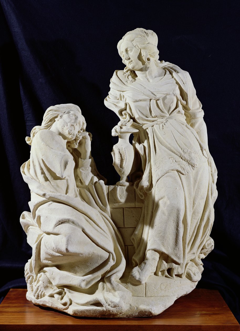 Cristo e a mulher de Samaria de French School