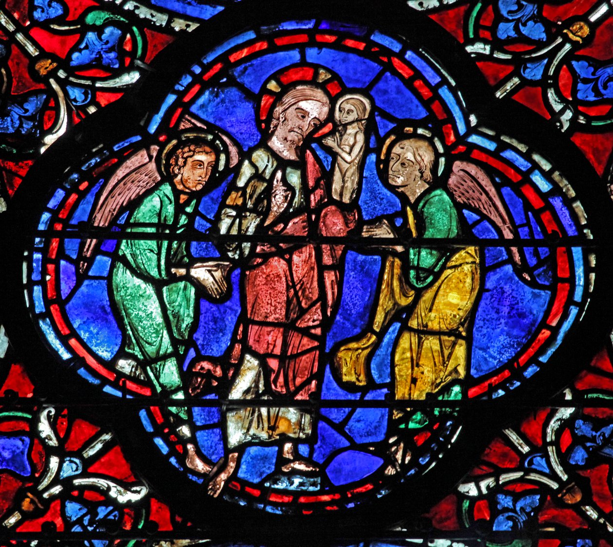 Cristo recebe a alma das virgens (w42) de French School