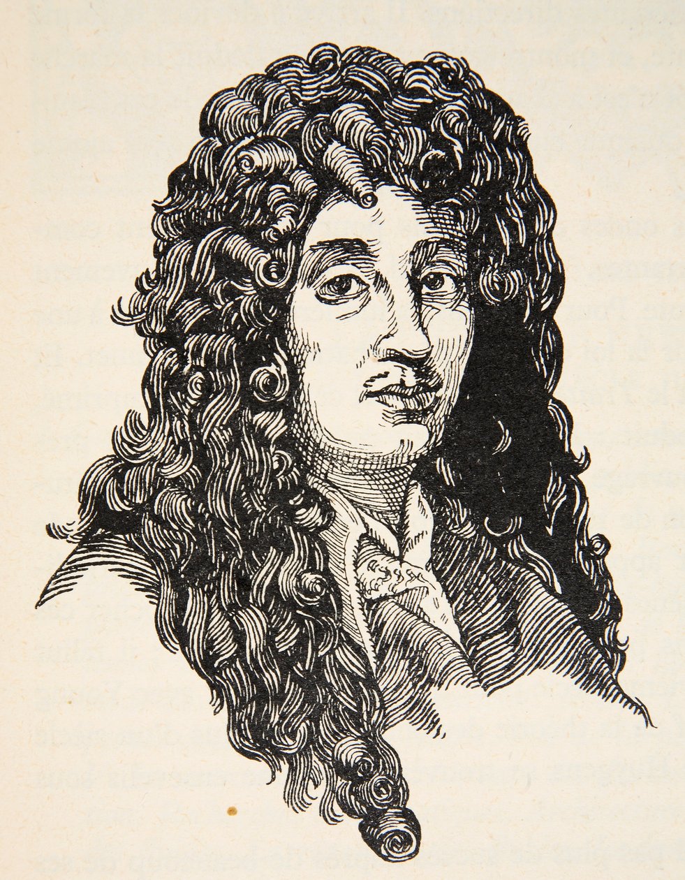 Christiaan Huygens, cópia por Boris Mestchersky (d.1957) Ilustração da História da Francaise Nacional, Ciências, Volumes I e II, por Gabriel Hanotaux (1853-1944), 1924 de French School