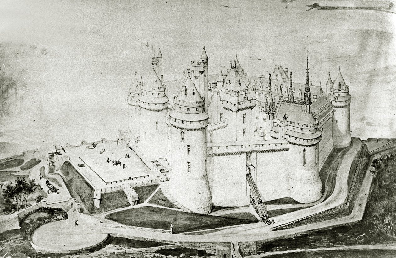 Castelo de Pierrefonds de French School