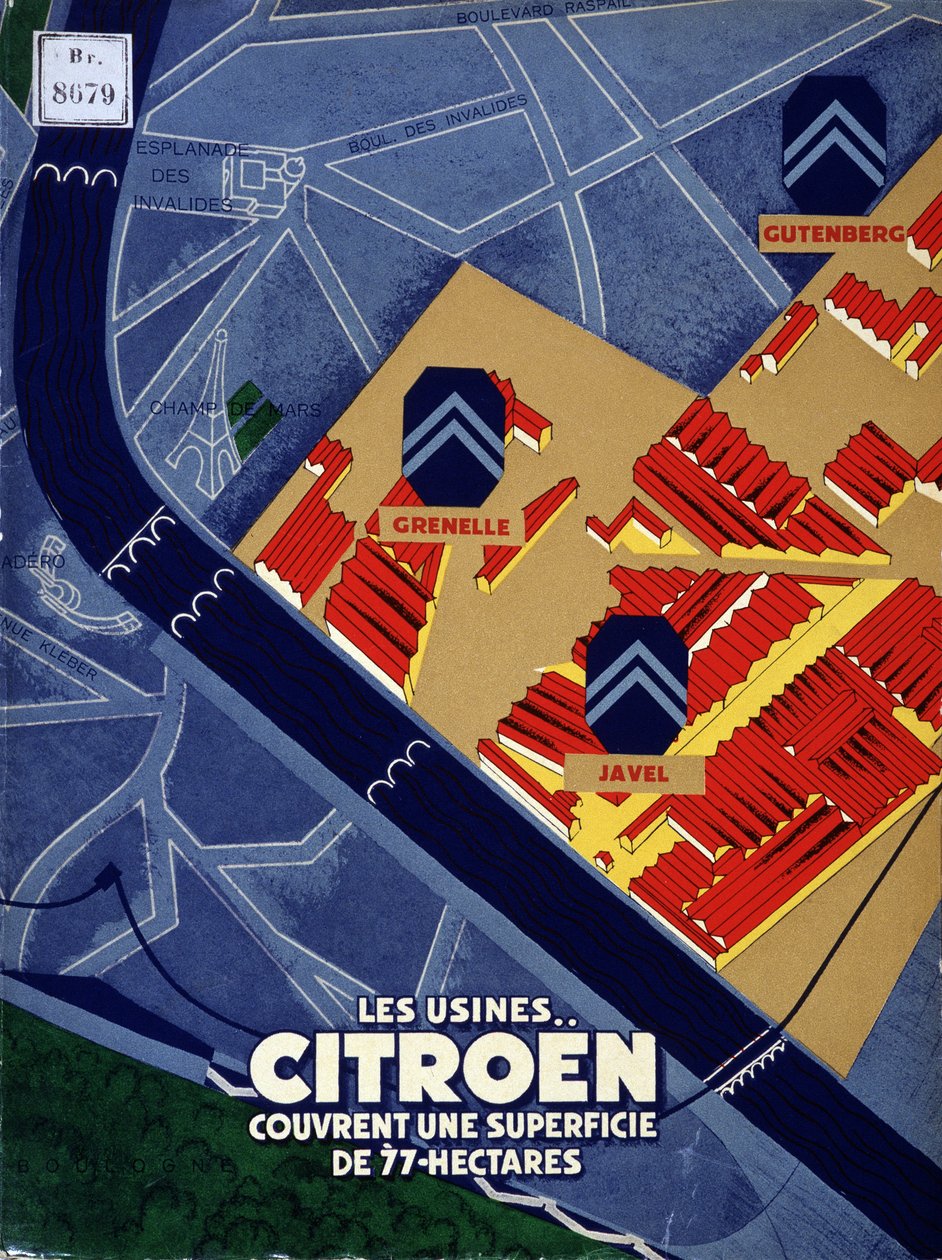 As plantas de Citroën cobrem uma área de 77 hectares de French School