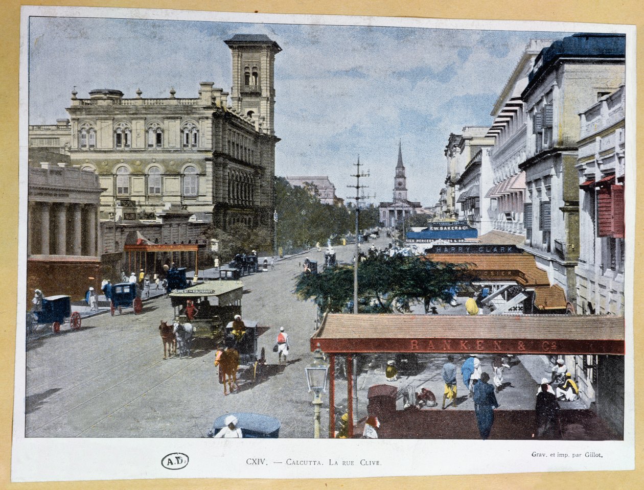 Clive Street, Calcutá, Índia de French School