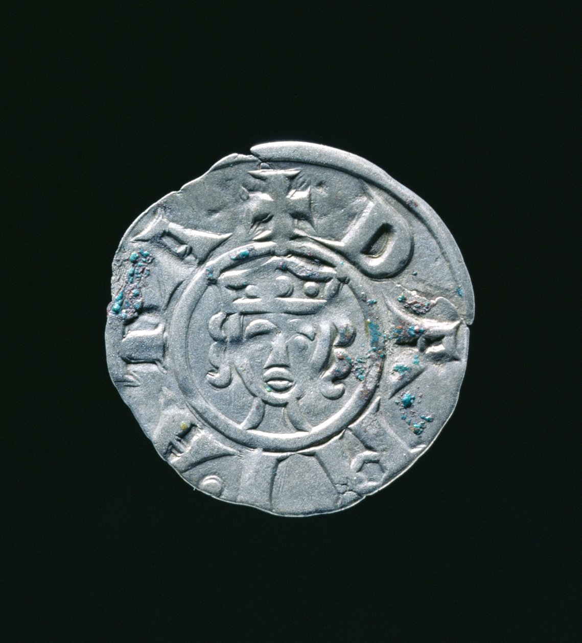 Moeda de João de Brienne (c.1170-1237) de French School