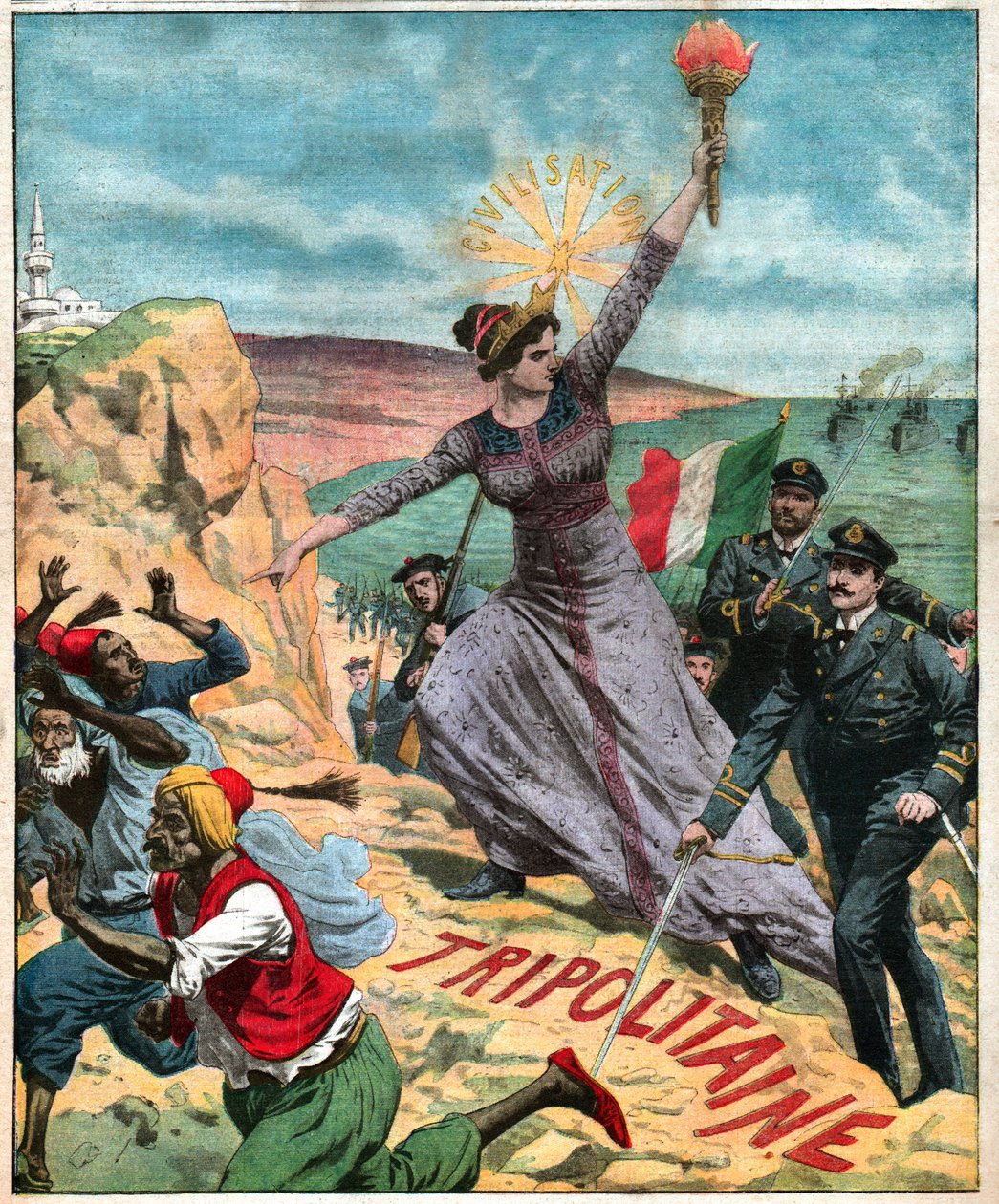 Colonização italiana na Líbia. Colonização italiana na Líbia. de French School