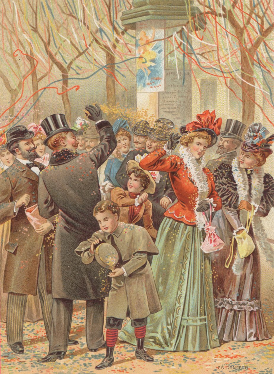 Confetes (cromolitografia) de French School