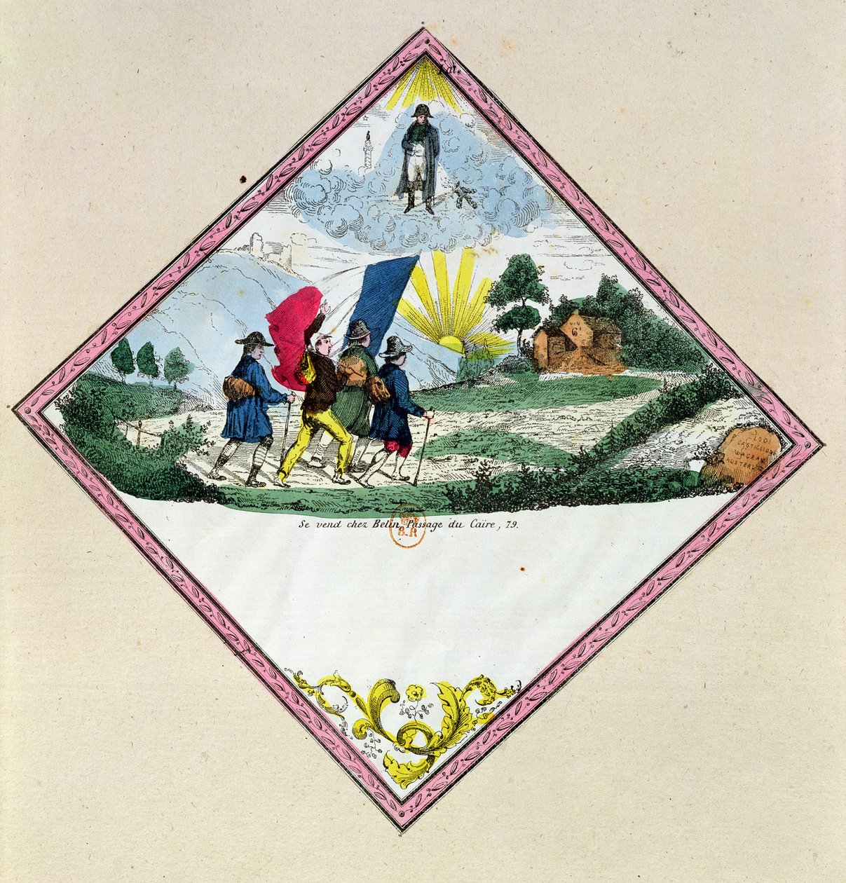 Lembrança de recrutamento, 1848 de French School