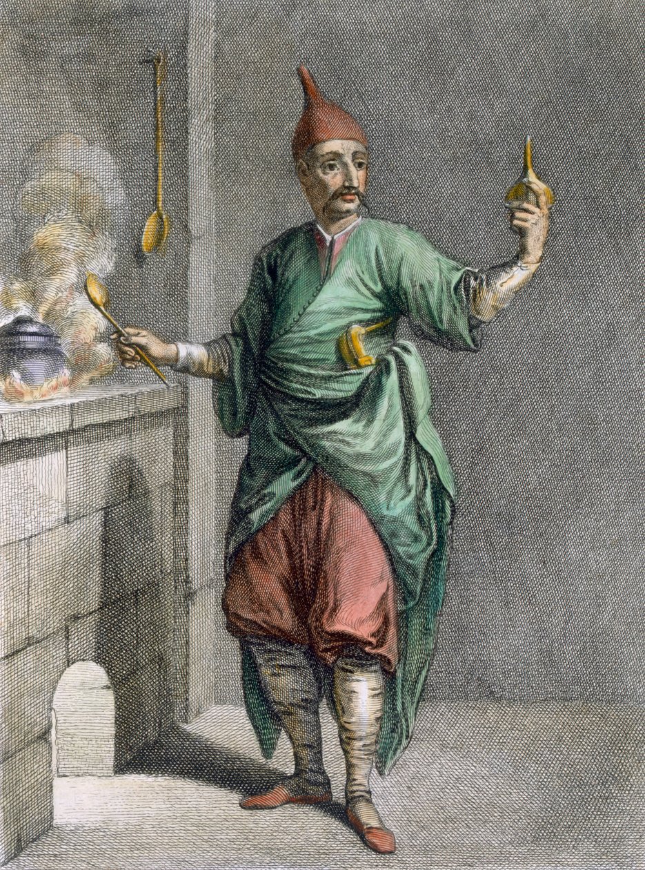 Cozinhe no Palácio de Topkapi de French School