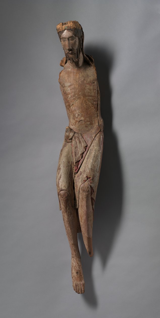 Corpus de um crucifixo, c.1130-1140 de French School