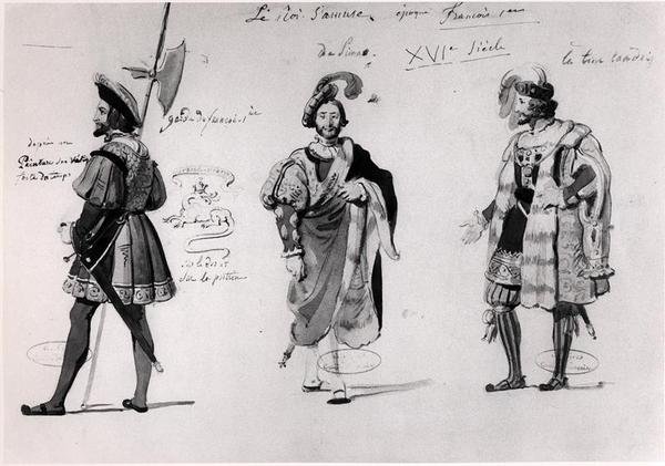 Desenhos de trajes para 
