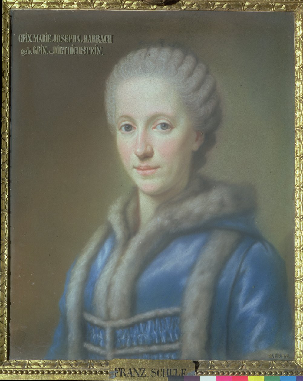 Condessa Maria Josepha von Harrach, esposa do conde Guido von Harrach (1732-83) de French School