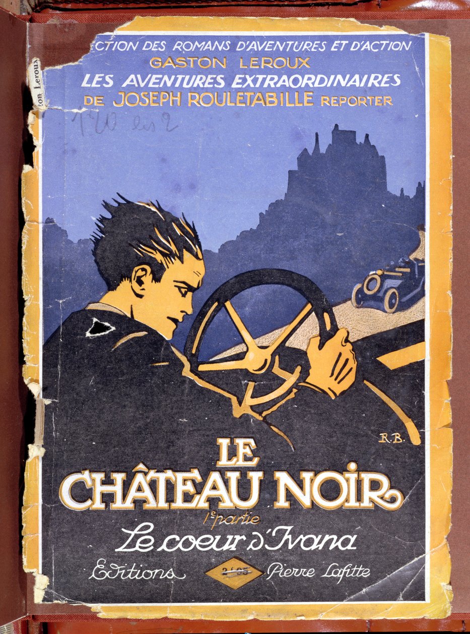 Capa do Castelo Negro por Gaston Leroux (1868-1927) 1922 de French School
