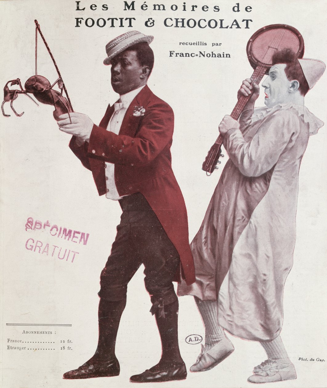 Capa das Memórias de Footit e Chocolat de French School