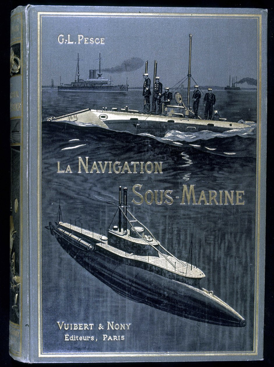Capa do livro "La navigation sous-marine", de Pesce, ed. Vuibert de French School