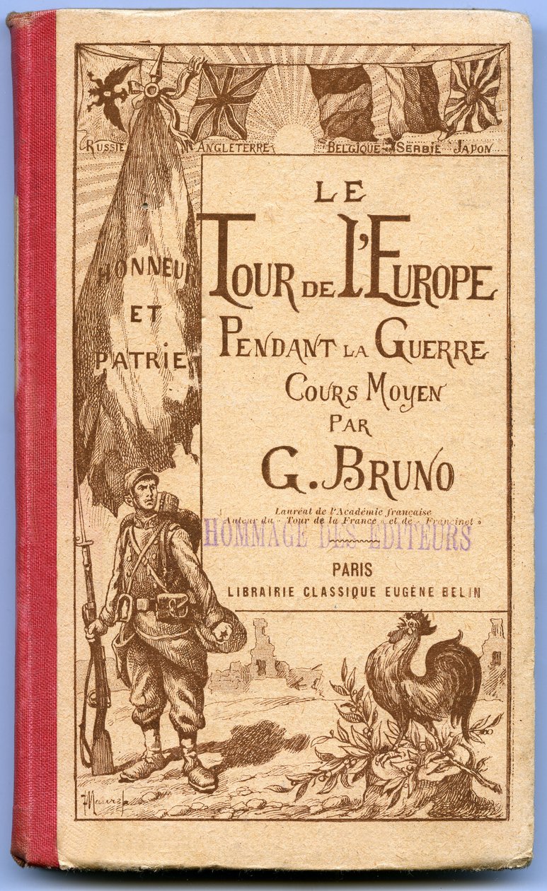 Capa do livro “A turnê da Europa durante a guerra”, de G. Bruno de French School