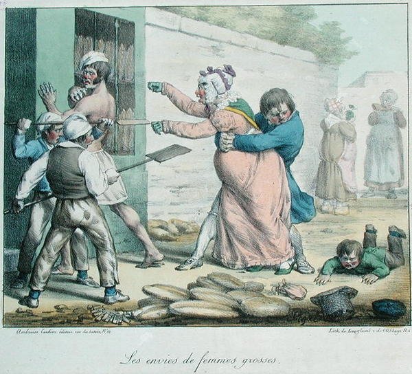O desejo de uma mulher grávida de French School