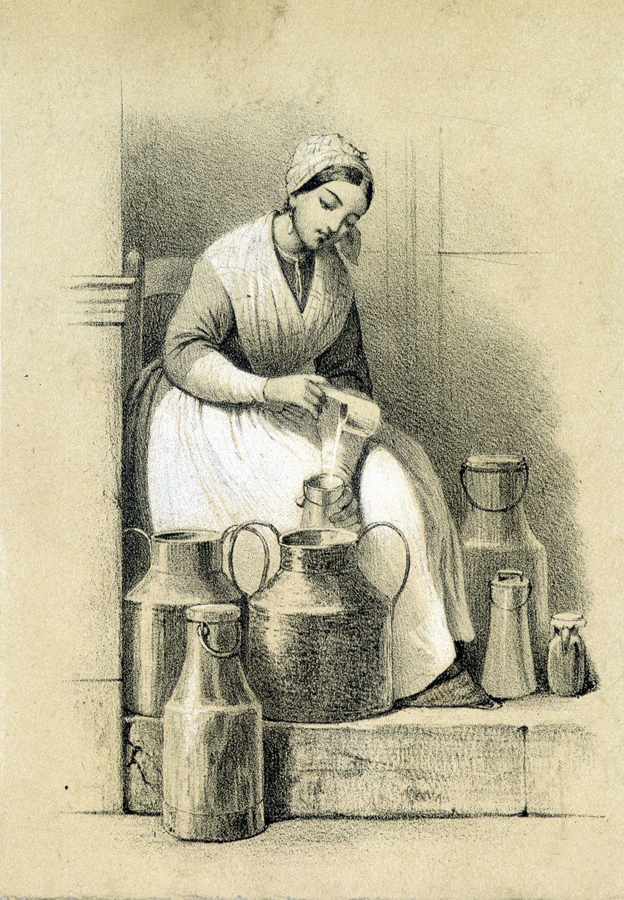 Dairy, França, v.1855 de French School