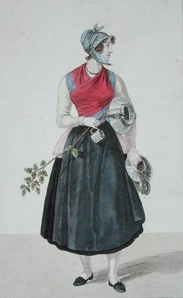 Dairymaid de Peyssac, nos arredores de Bordeaux de French School
