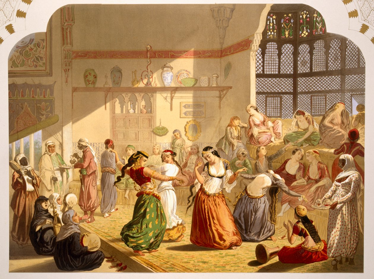 Cerimônia da Dança no Cairo, 1860 de French School