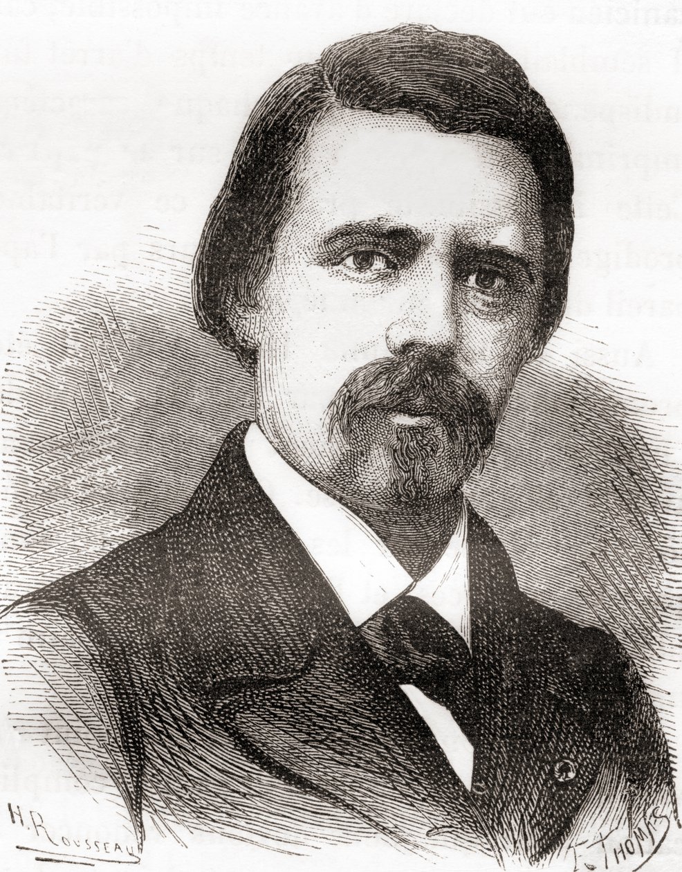 David Edward Hughes, de Les Merveilles de la Science, publicado c.1870 (gravura) de French School