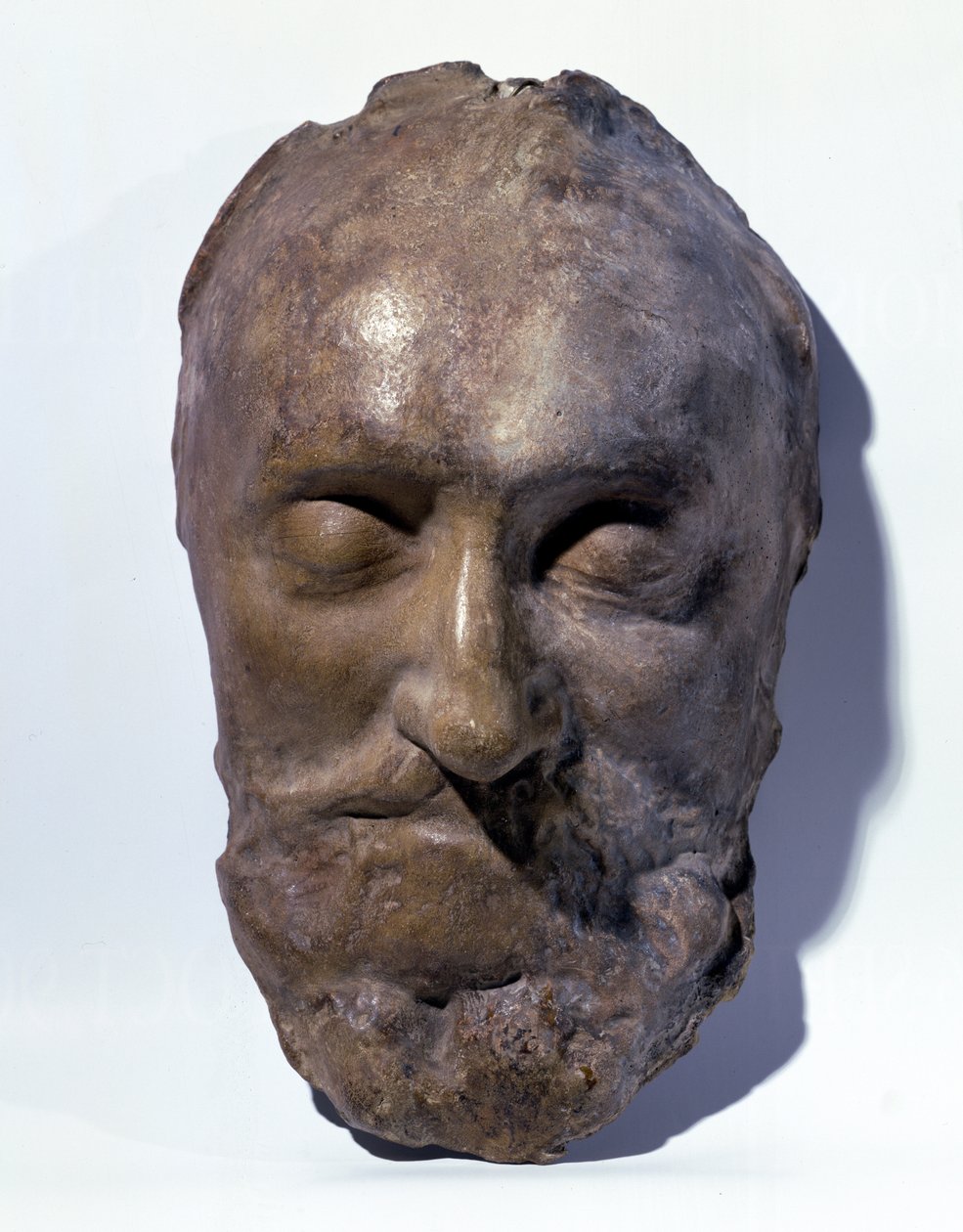 Máscara da Morte de Henri IV (1553-1610) Rei da França (cera) de French School