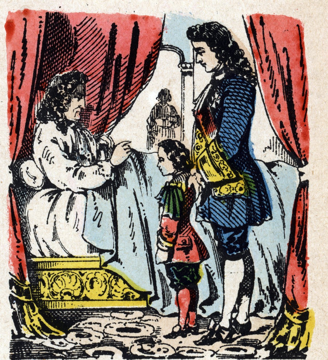 Morte de Luís XIV em Versalhes, 1 de Setembro de French School