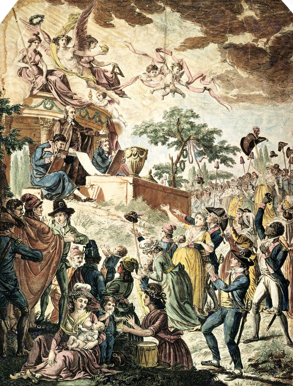Decreto da Convenção Nacional de Abolição da Escravidão nas Colônias, 4 de fevereiro de 1794 de French School