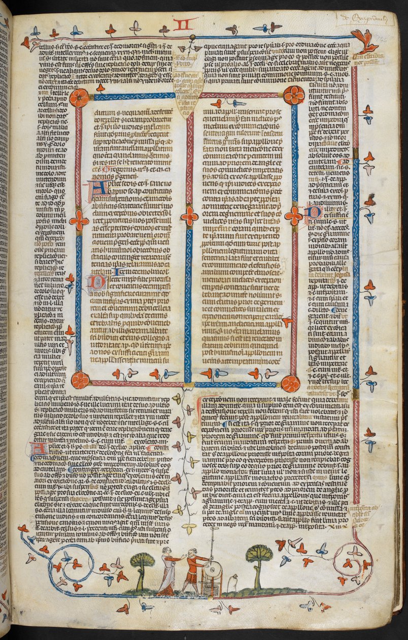 Decrementos de Gregory IX com brilho de Bernard de Parma (os 
