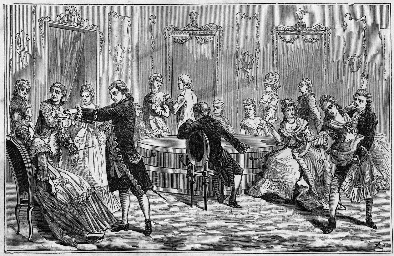 Manifestação de Frederic Antoine Mesmer (Franz Anton Mesmer de French School
