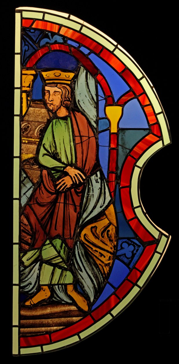 Retratando um rei sentado, ex Ste Chapelle de French School