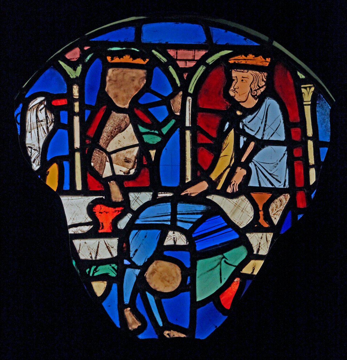 Retratando Salomes dança antes de Herod, ex Ste Chapelle de French School
