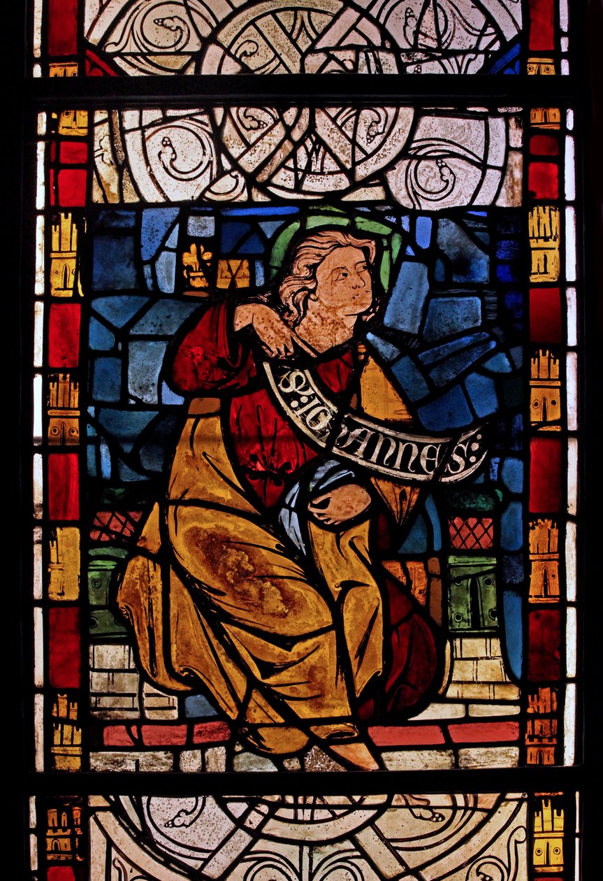 Retratando São João: grisaille da capela do castelo, Rouen de French School