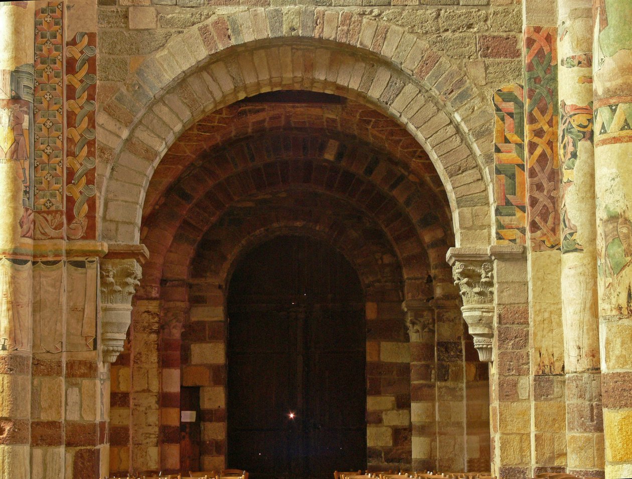 Retratando uma visão de uma porta sul de French School