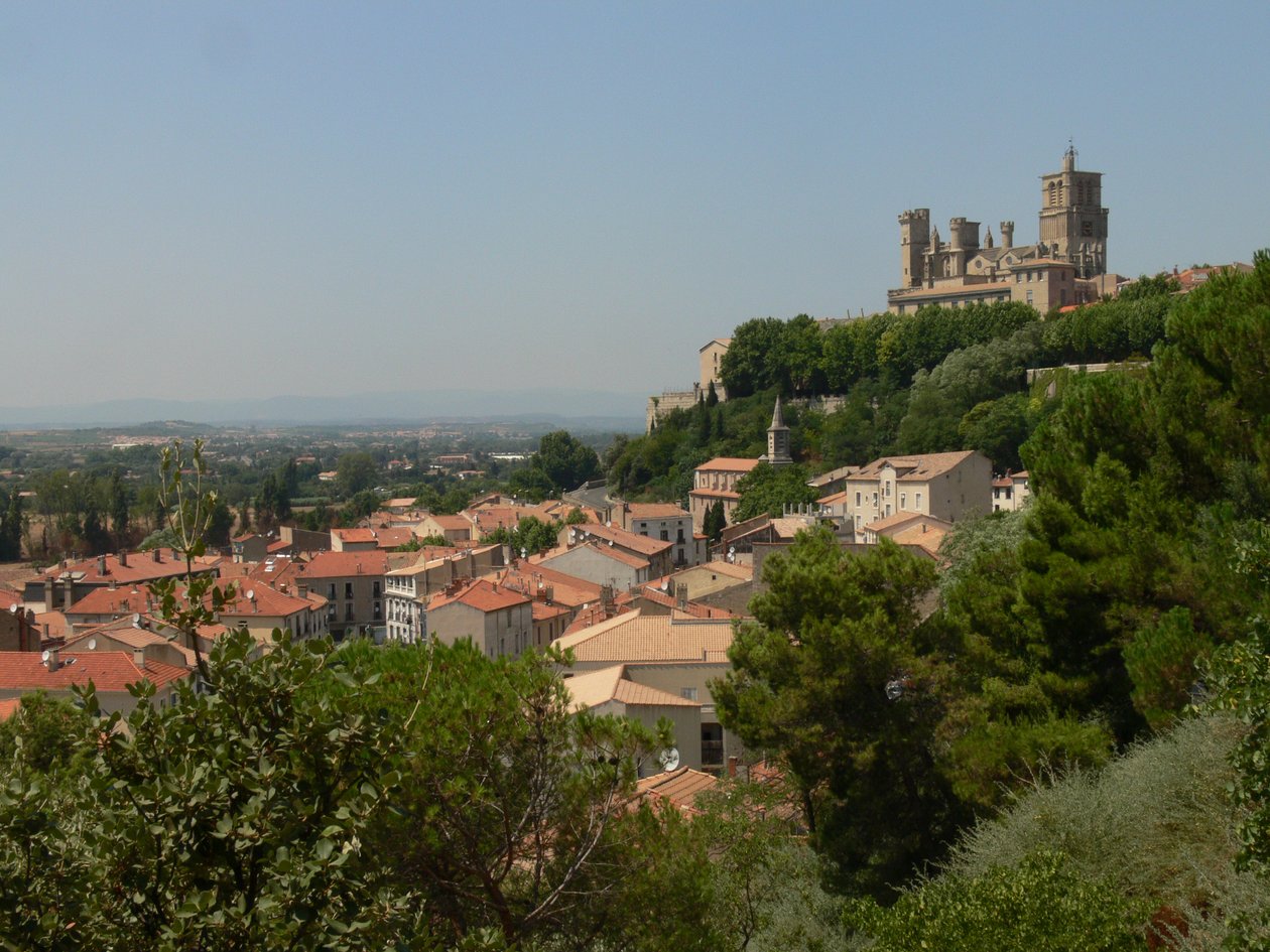 Retratando uma vista da catedral do sul de French School