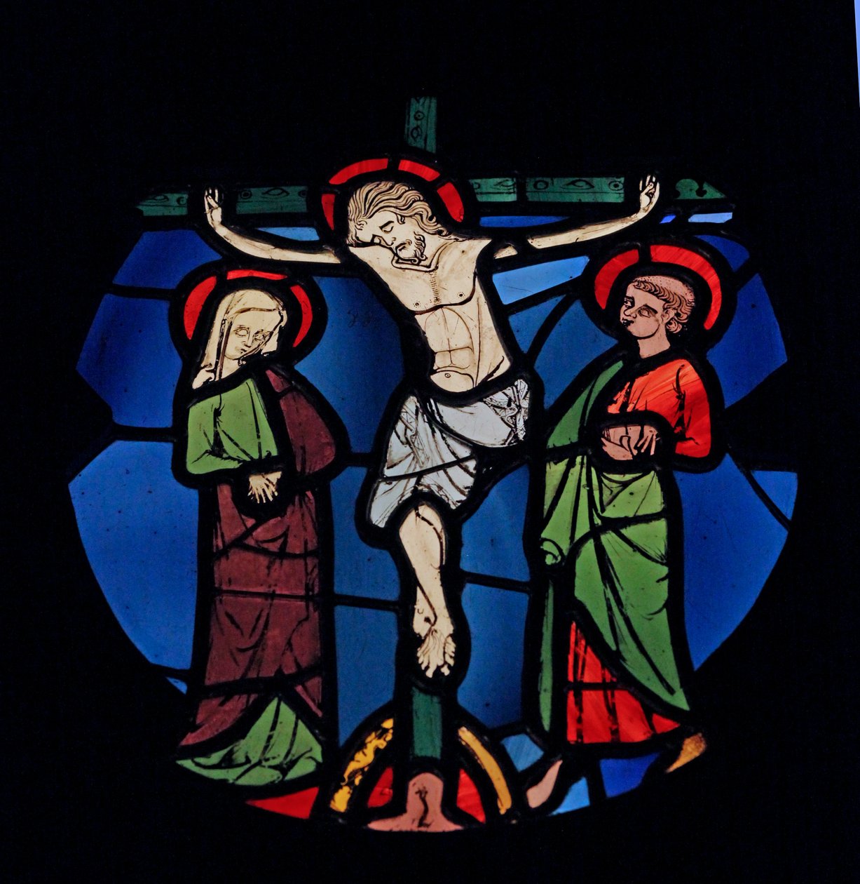 Representando a Crucificação, ex Ste Chapelle de French School