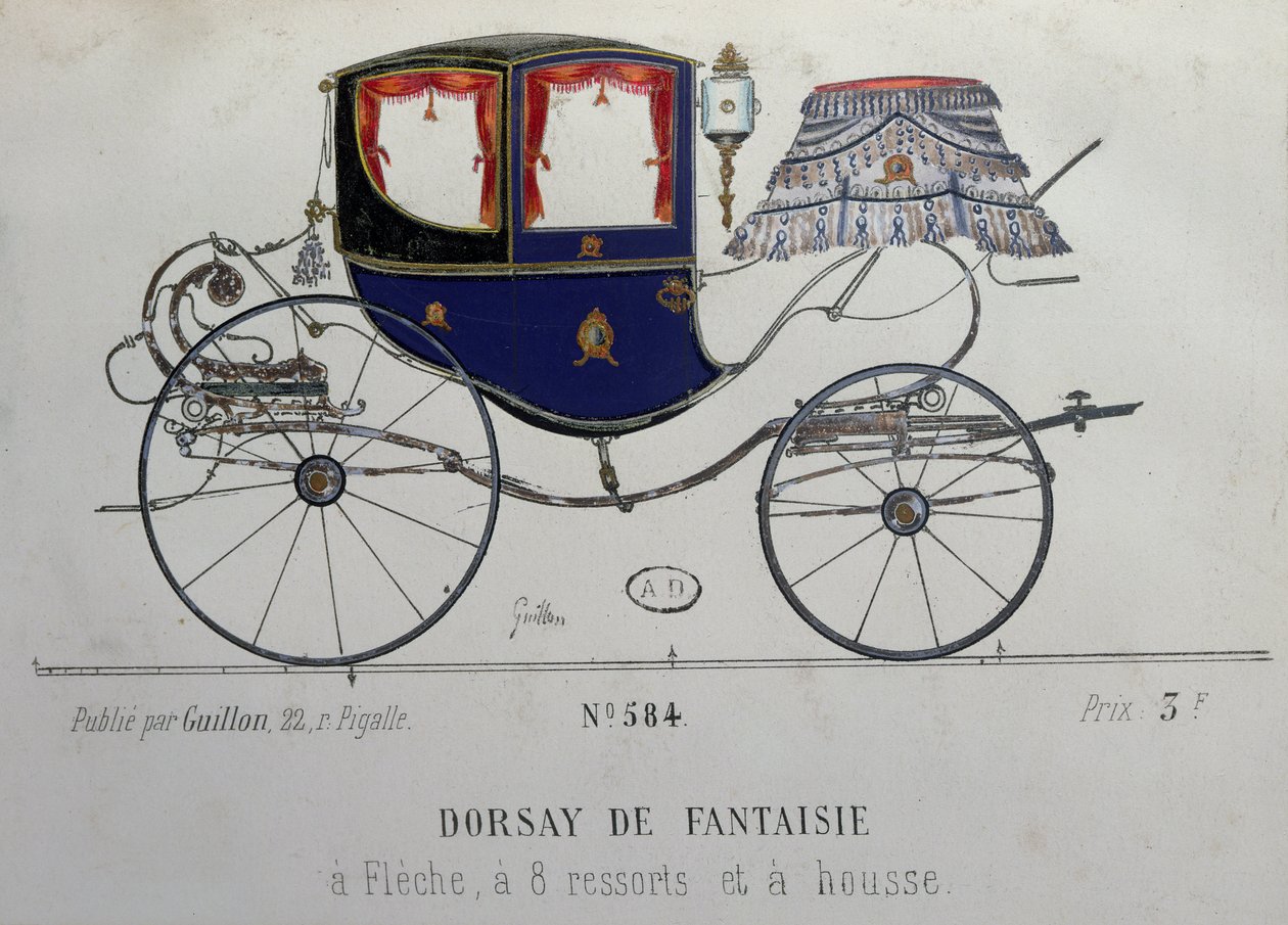 Design para um copo extravagante de Dorsay de French School