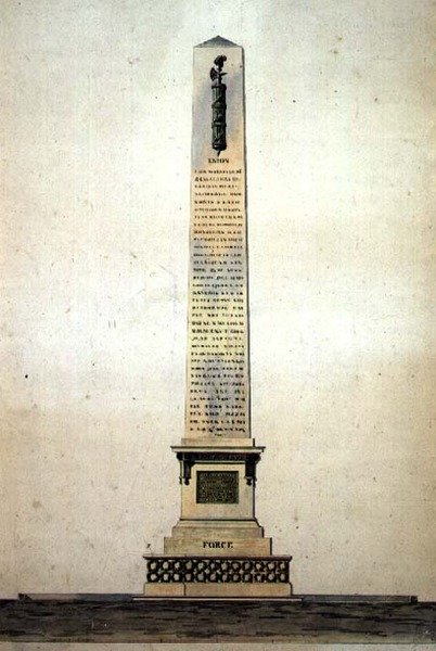 Design para Monumento Neo-Clássico à 