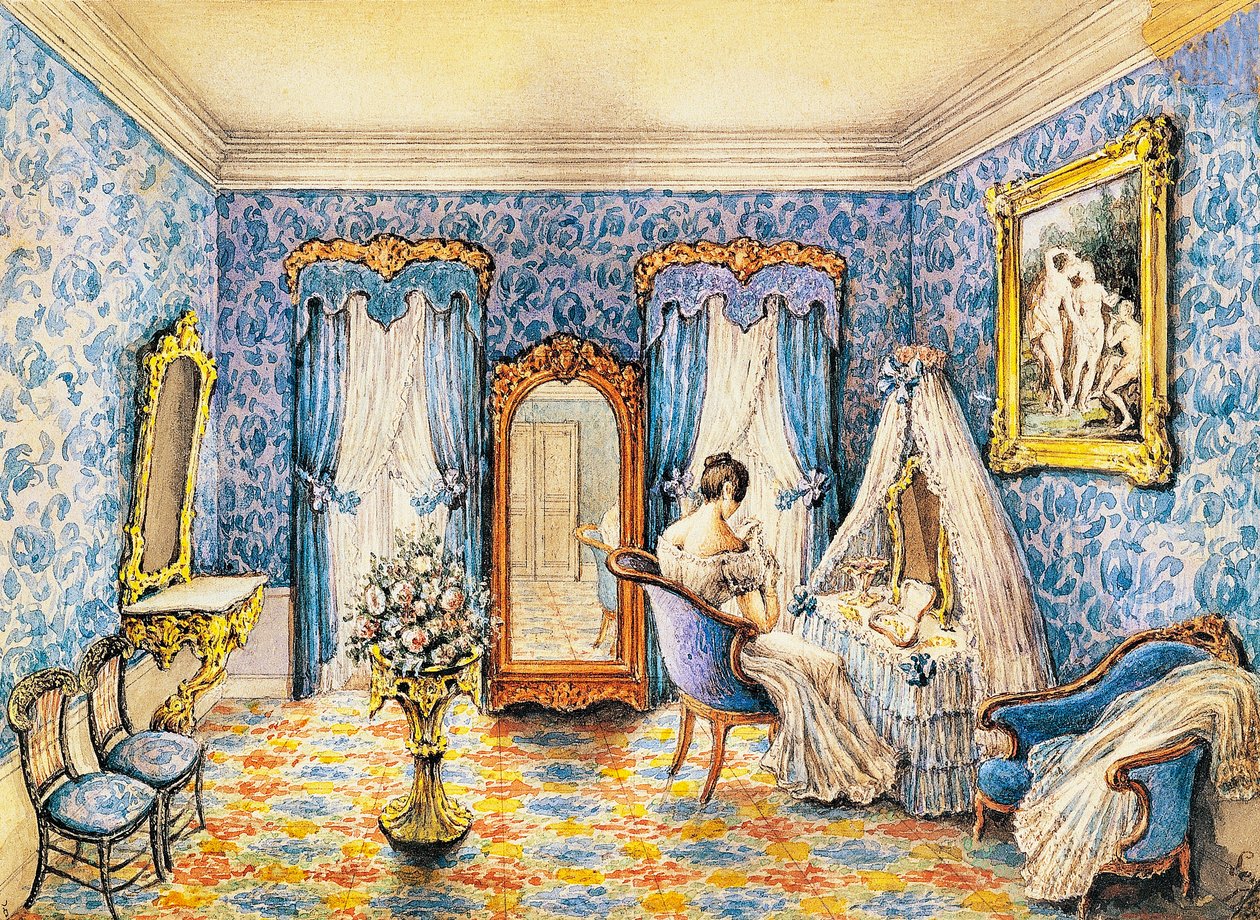 Design para boudoir de French School