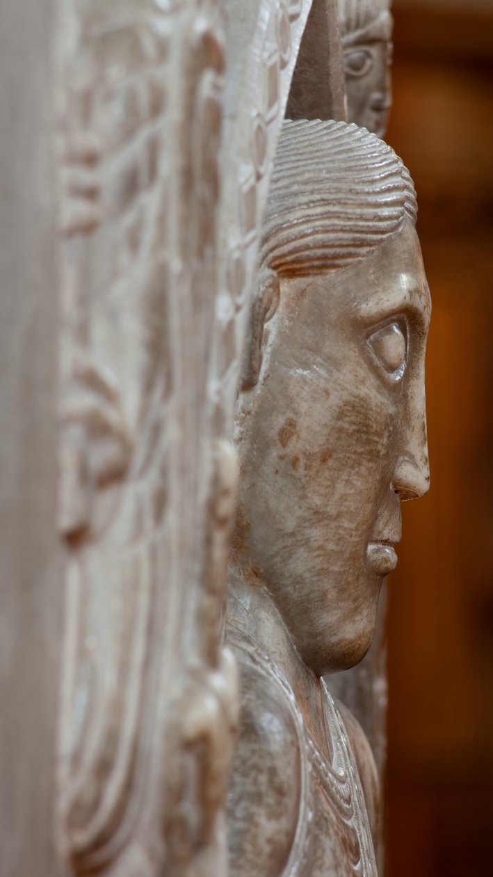 Detalhe, Cristo em Majestade, o ambulatório (mármore) de French School